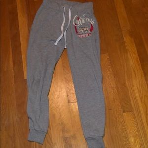 Grey joggers